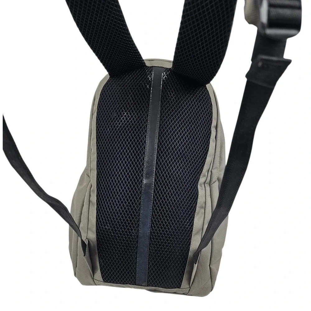 Cole Haan Grandseries Backpack Olive Green Twill Minimalist Commuter Bag